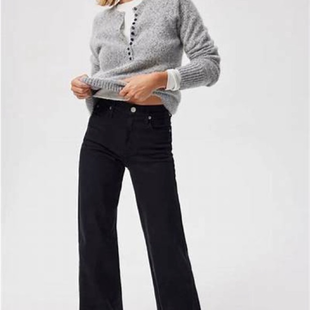 AMO Black Flare Women's Jeans